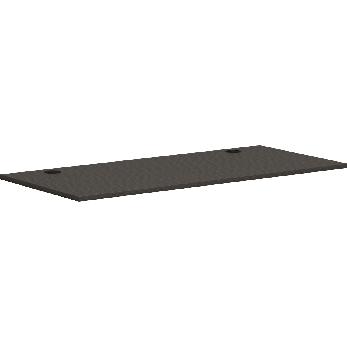 66 in. Rectangle Worksurface, Slate Teak