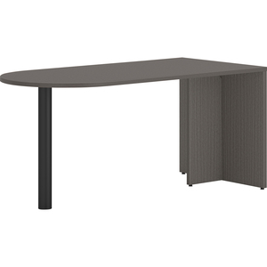Picture of HON HONPLPN6630LS1B 66 in. Peninsula with End Panel&#44; Teak