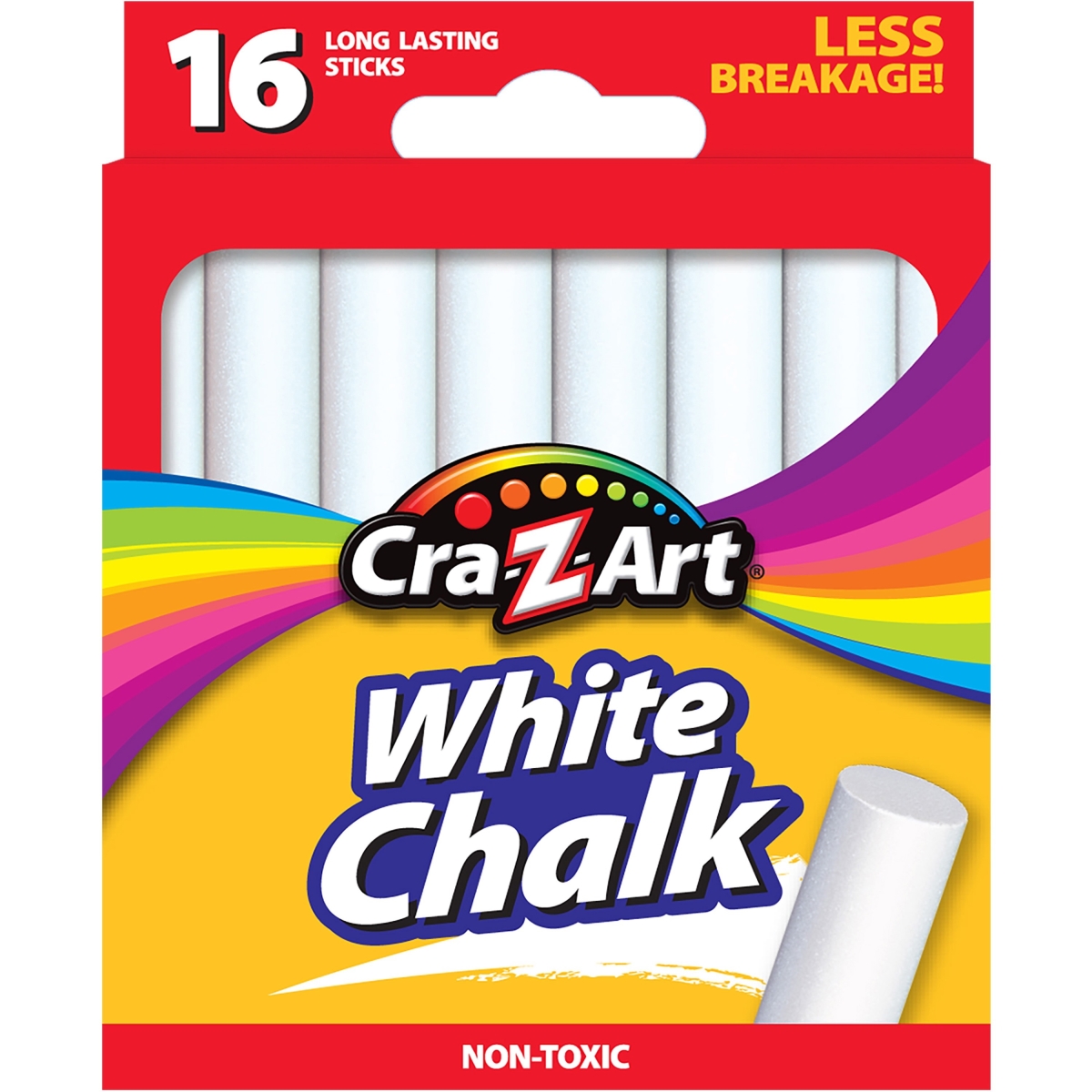 Picture of Cra-Z-Art CZA1080048 White Stick Chalk - Pack of 16