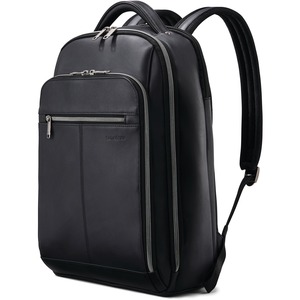 Picture of Samsonite SML126037-1041 Leather Backpack, Black