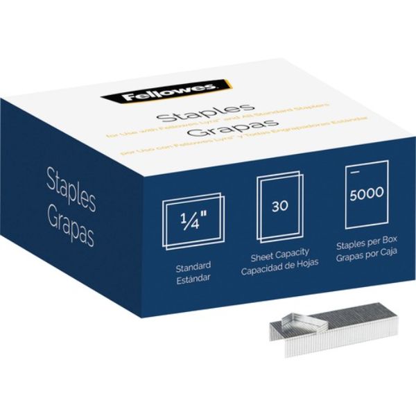 Fellowes FEL5009501 0.24 in. Lyra 3-in-1 Binding Center Staples - Pack of 5000