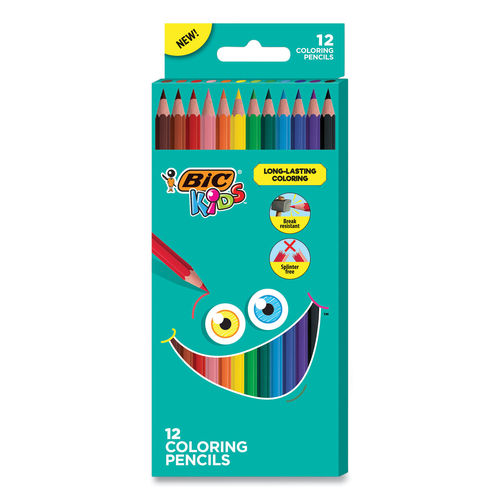 Picture of BIC BICBKCP12AST Coloring Pencils&#44; Assorted Color - Pack of 12