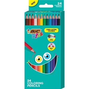 Picture of BIC BICBKCP24AST Coloring Pencils&#44; Assorted Color - Pack of 24