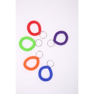 Split Ring Wrist Coil Key Holder - Pack of 10