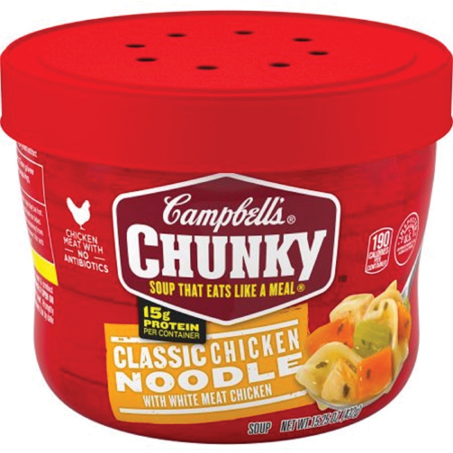 Picture of Campbells CAM14880 15.25 oz Chunky Classic Chicken Noodle Soup - Case of 8