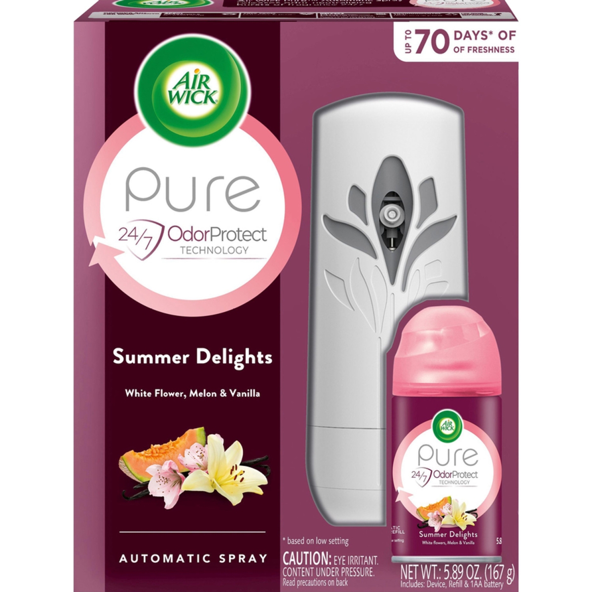 Reckitt Benckiser RAC88410CT Summer Air Freshmatic Spray Kit Black