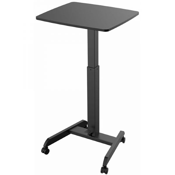 Picture of Kantek KTKSTS300B Mobile Height Adjustable Sit to Stand Desk, Black