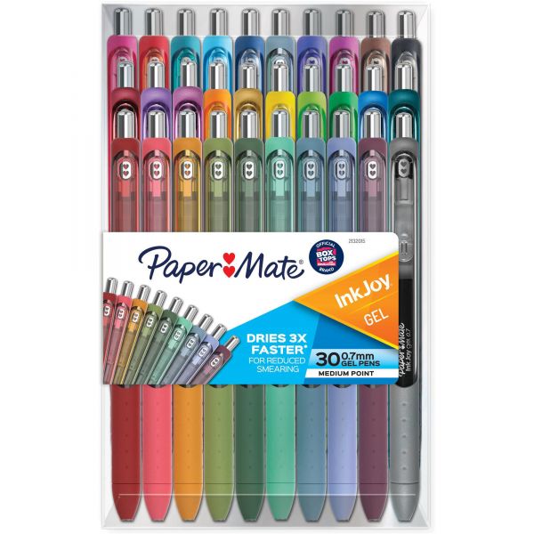 Picture of Paper Mate PAP2132015 0.7 mm InkJoy Gel Pens&#44; Assorted Color - Pack of 3