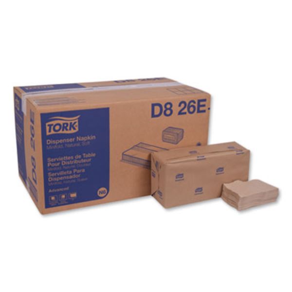 TRKD826E 13 x 12 in. 1-Ply Advanced Soft Minifold Dispenser Napkins, Natural - Pack of 12