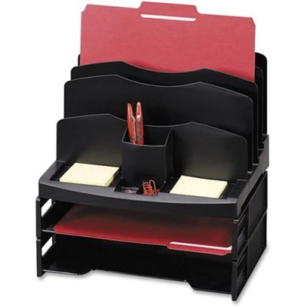 Picture of Business Source BSN26372 Smart Sorter Letter Tray & Organizer