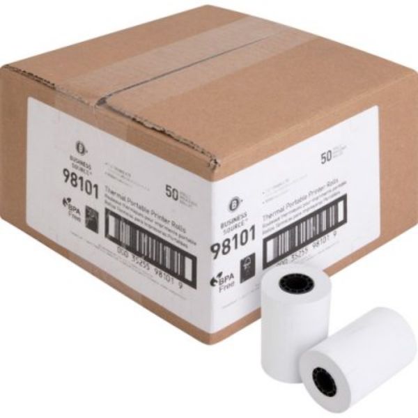 2.25 x 55 in. Recycled Plus Receipt Paper, White - Pack of 50