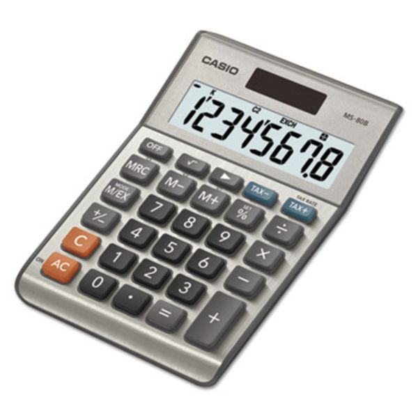 Picture of Casio CSOMS80B Tax & Currency Calculator - 8-Digit LCD