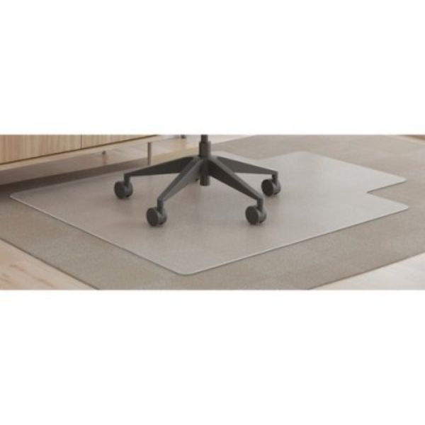 Picture of Deflecto DEFCM14232AMCOM 45 x 53 SuperMat Plus Chairmat with Lip&#44; Clear