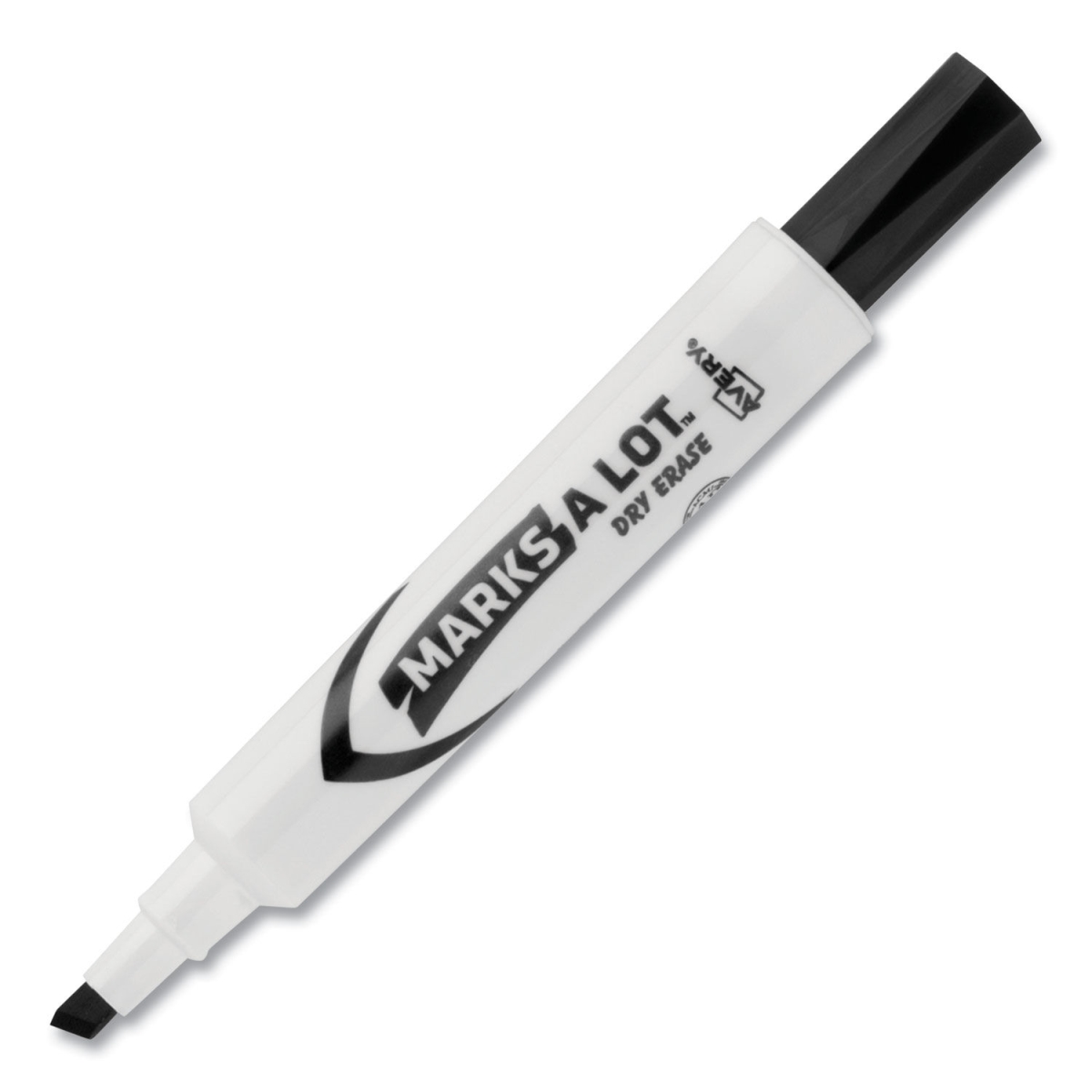 Picture of Avery AVE24445 Marks A Lot Value Pack Dry Erase Markers&#44; Black - Pack of 200