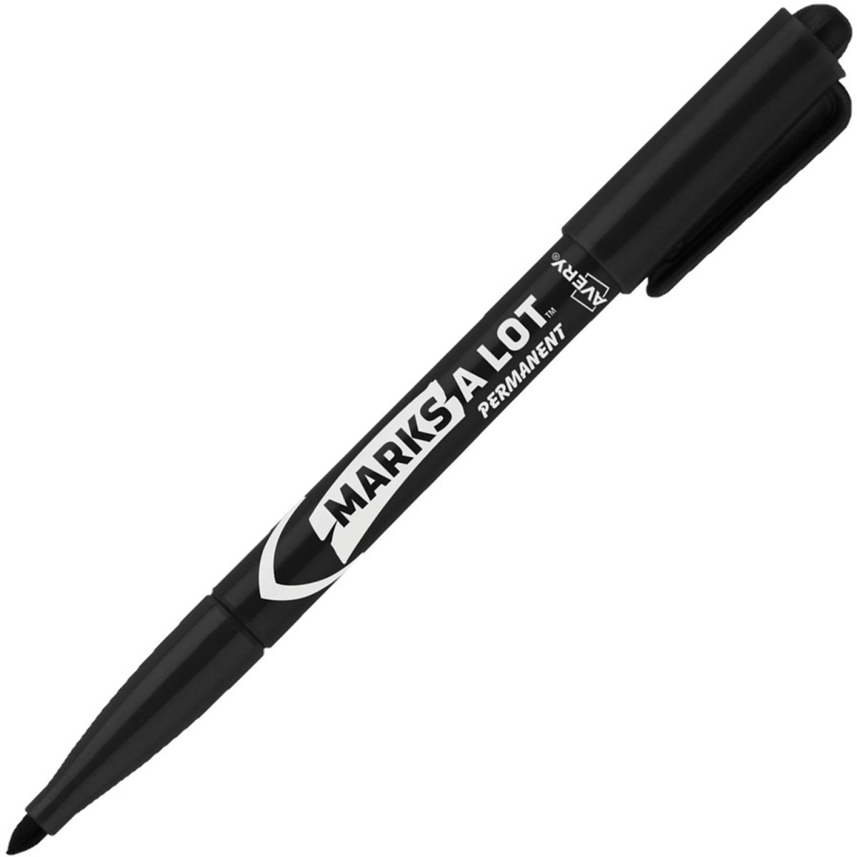 Picture of Avery AVE29850 Bullet Marker Point Marks A Lot Value Pack Pen-Style Permanent Markers - Case of 20 - Pack of 200