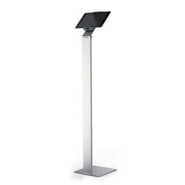 Picture of Durable DBL893223 Floor Stand Tablet Holder&#44; Silver & Charcoal Gray