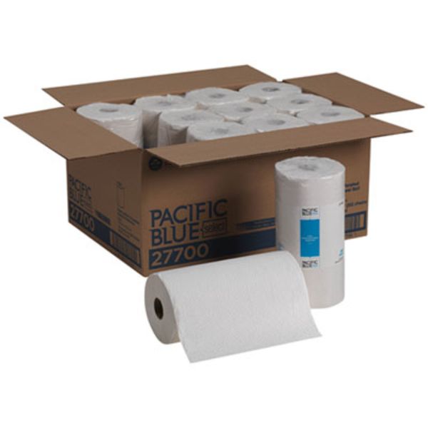 8.8 x 11 Pacific Blue Select Perforated Paper Towel, White - 250 Per Roll