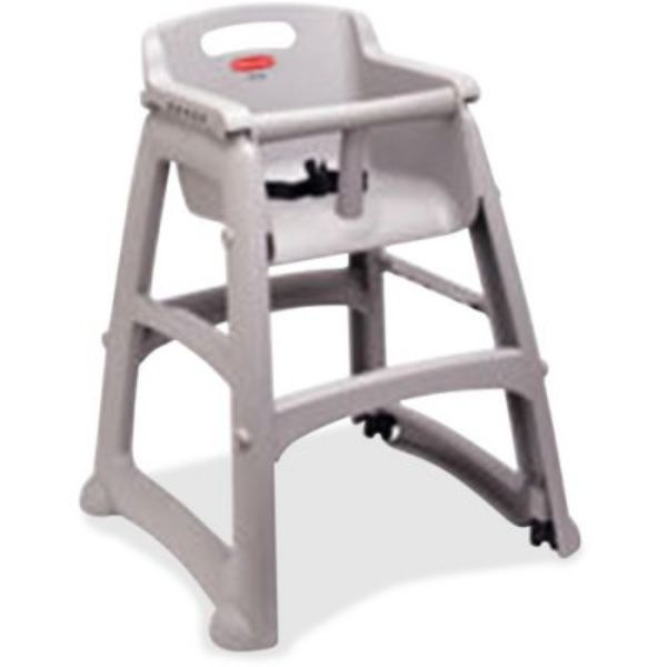 Picture of Rubbermaid RCP780608PLAT Sturdy Youth High Chair&#44; Platinum