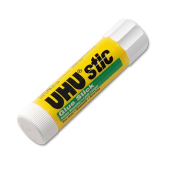 Saunders STD99648 0.29 oz UHU Stic Permanent Glue Stick, Dries Clear