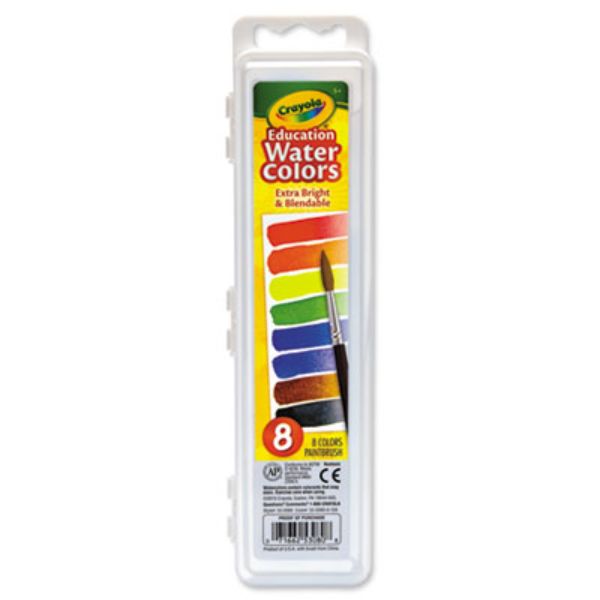 Picture of Crayola CYO530080 Educational Water Colors Oval Pans&#44; Multi Color