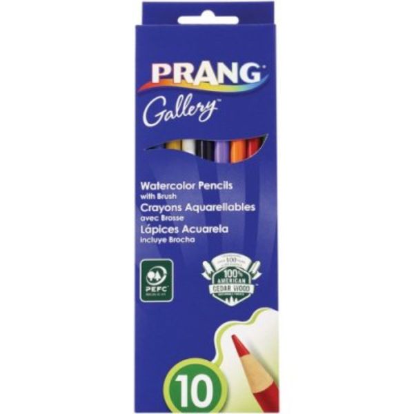 Picture of Prang DIXX23650 Sharpened Watercolor Pencils - Pack of 6