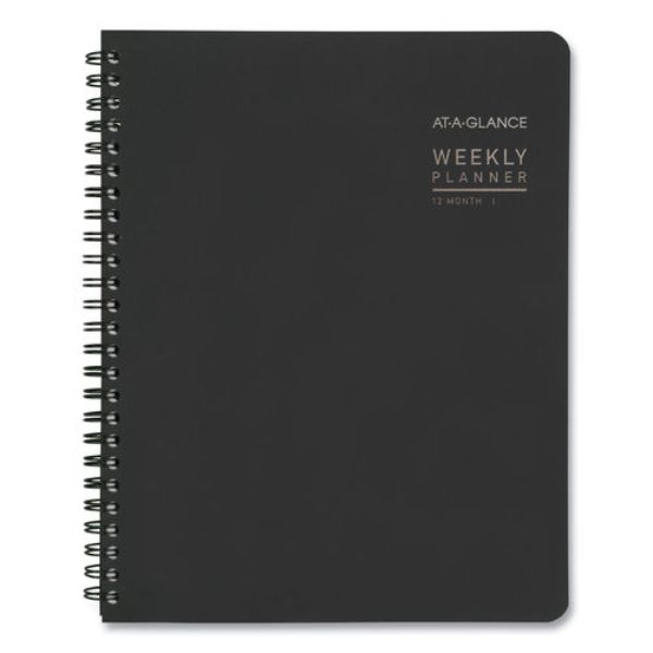 7 x 9 in. Contemporary Lite Weekly & Monthly Planner, Black