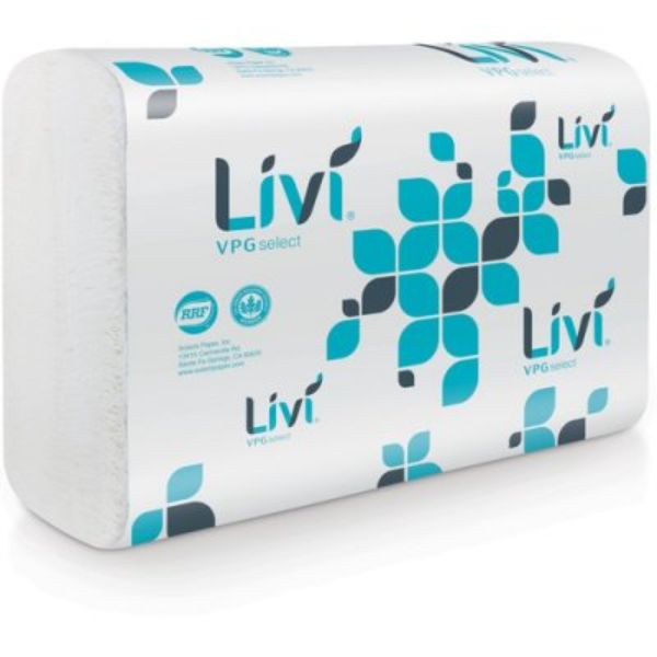 Livi 50861 - VPG Select Multifold Towel, White - Pack of 10
