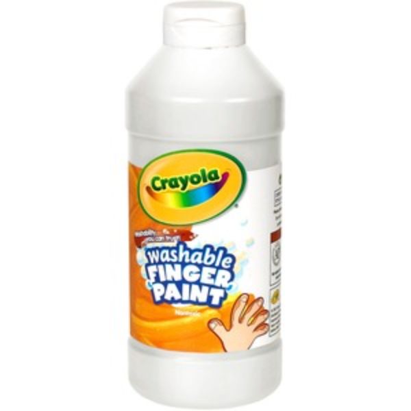 Picture of Crayola CYO55-1316-053 16 oz Washable Finger Paint&#44; White