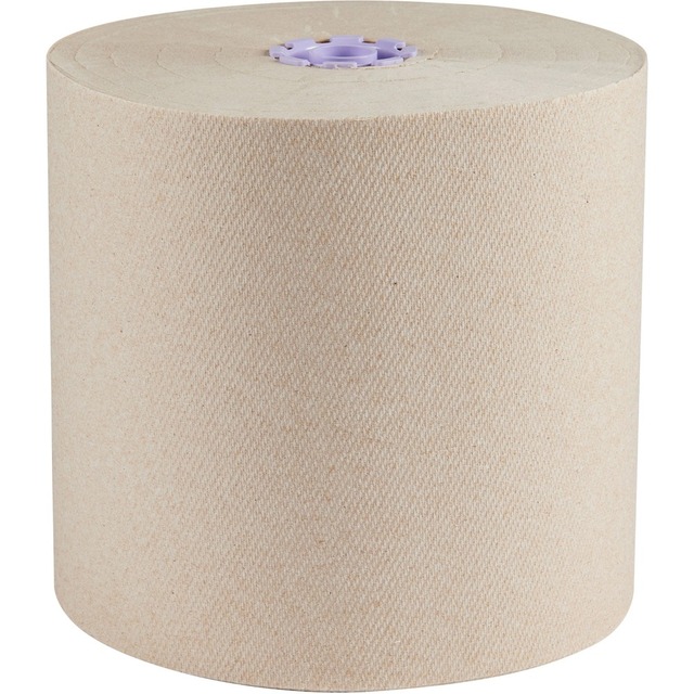 Essential 100 percentage Recycled Fiber Hard Roll Towel, Brown