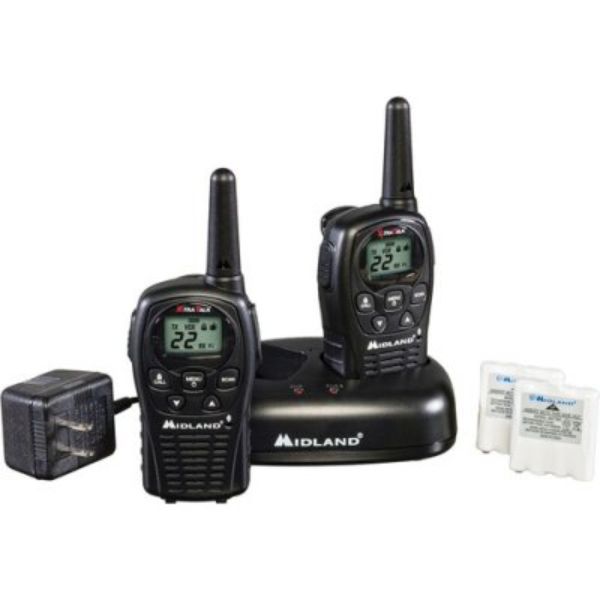 MROLXT500VP3 Two-Way Radio, Black - Pack of 2