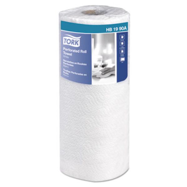 TRKHB1990A 11 x 9 in. 2-Ply Universal Perforated Towel Roll, White - 84 Per Roll - Pack of 30