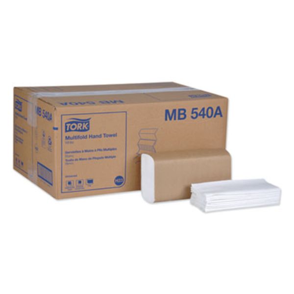 TRKMB540A 9.13 x 9.5 in. Universal Multifold Hand Towel, White - 250 Per Pack - Pack of 16