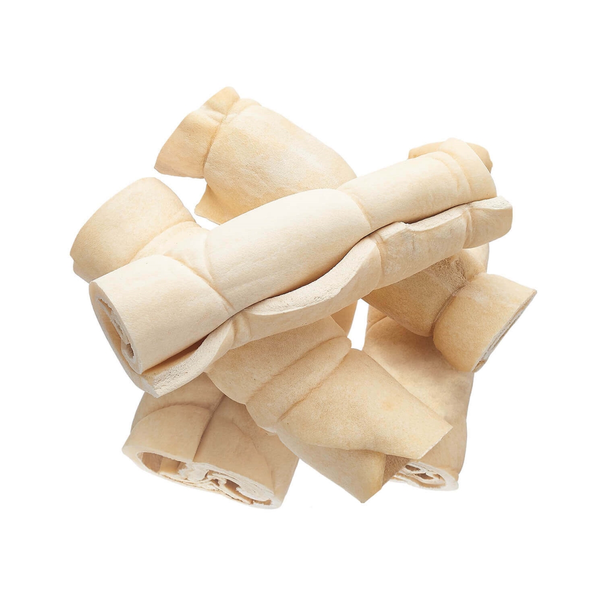 Picture of SuperCan BullySticks 7708749265102 5&apos;-6&apos; Natural Beef Cheek Rolls