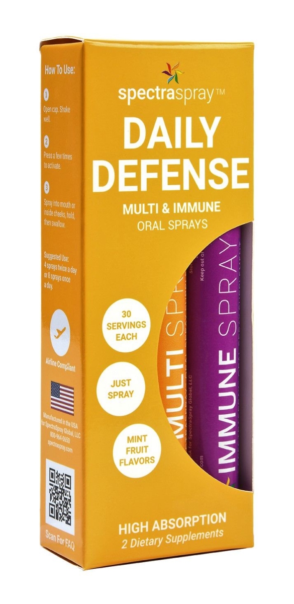 SS-DD-2 Daily Defense Oral Spray Kit, Multi Plus Immune