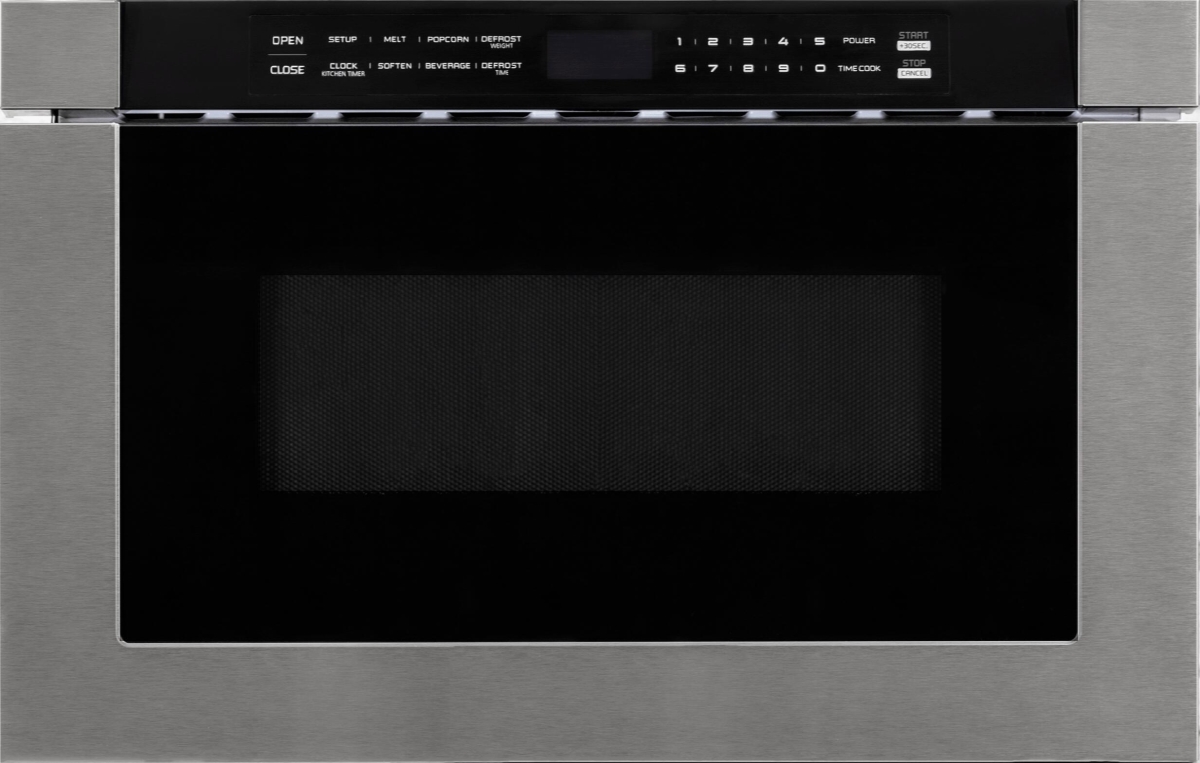 Picture of Forte F2412MVD8SS 8 Series 24 Inch Stainless Steel 1.2 cu. ft. Capacity Microwave Drawer