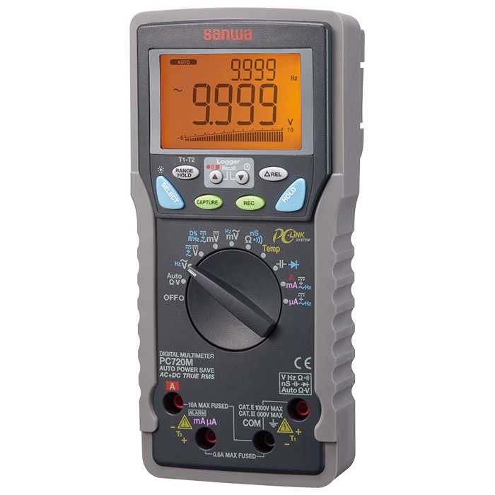 PC720M  Digital Multimeter with True RMS + Datalogging and PC Link