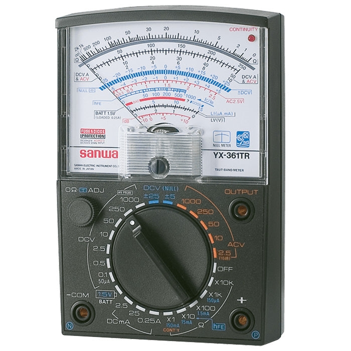 YX361TR  Analog Multimeter - Variety of Measurement Functions using 24 Contact Switch