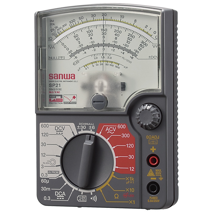 SP21  Analog Multimeter with Continuity Check Beeper