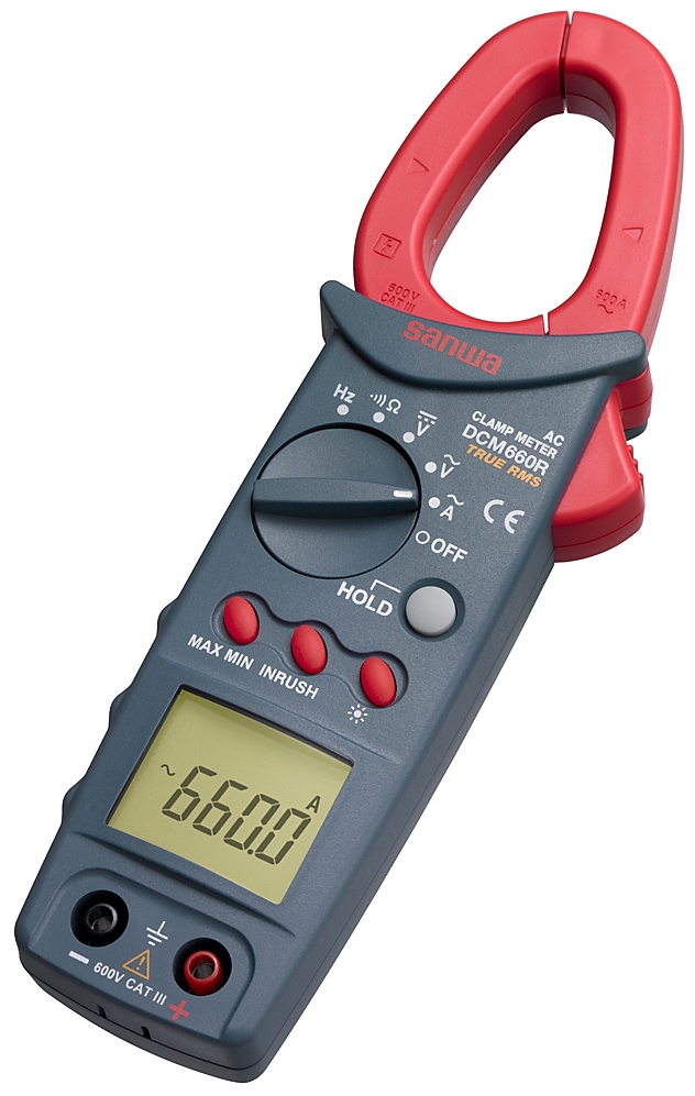 DCM660R  True RMS Clamp Meter for Electrical and HVAC Work + DMM Functions