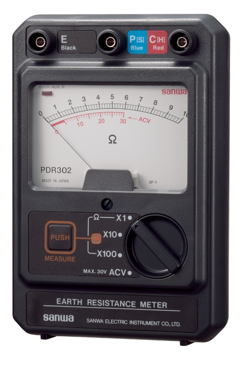 PDR302  Portable Earth Tester with Phase Detection