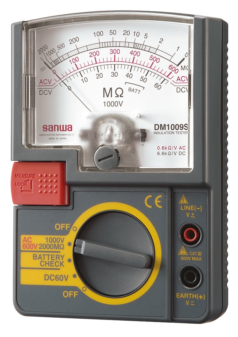DM1009S  1000V Analog Insulation Tester / Portable Insulation Resistance Meter