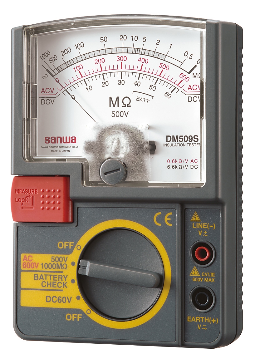 PDM509S  Analog Insulation Tester 500V / 100MO Single Range