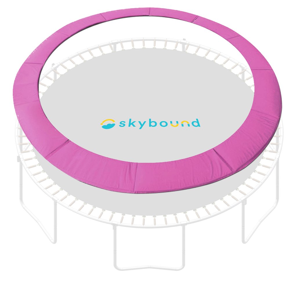 P1-1512BPN 15 ft. Trampoline Pad Spring Cover Fits Up To 8 in. Springs, Pink - Standard -  SkyBound