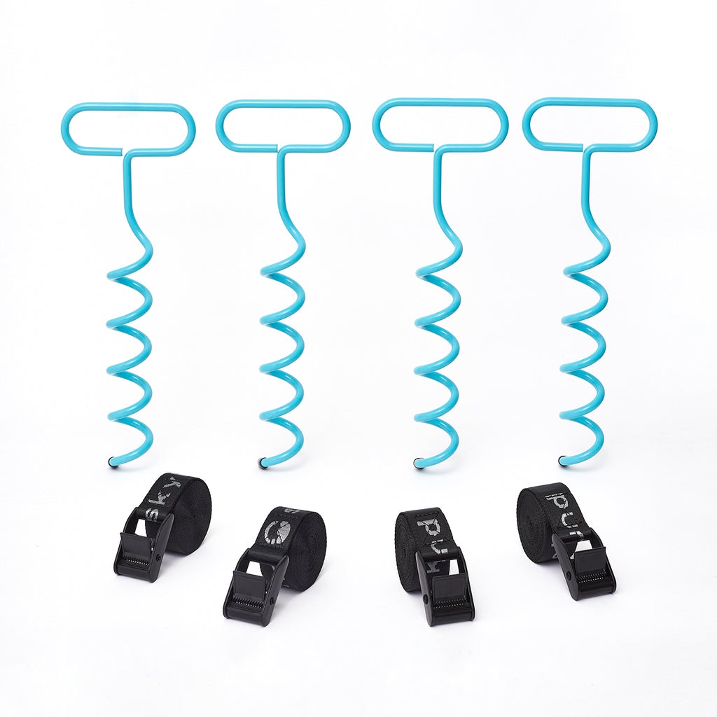 Picture of SkyBound ACC-ANC01-OVA Heavy Duty Anchor Kit&#44; Blue - Set of 4