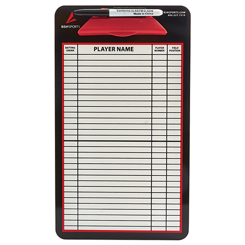 Picture of Sport Supply Group 1388108 Double Sided Baseball Coachs Board