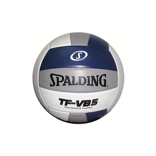 Picture of Spalding WC721818 TF-VB5 Volleyball with Gold Leather&#44; Purple & White