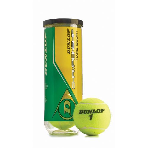 Picture of Dunlop MTDUNCAN Championship Hard Court Tennis Balls, Pack of 3