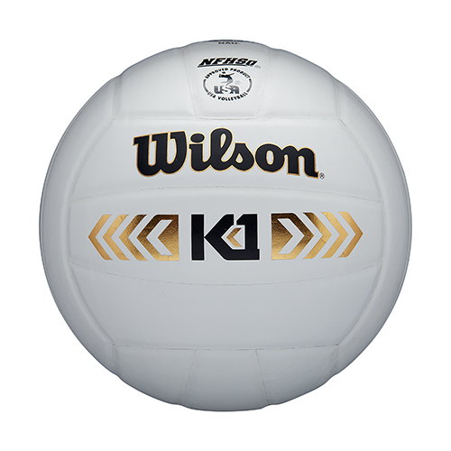 Picture of Wilson WLWTH1895A1XB K1 Gold Volleyball - Red&#44; White & Navy