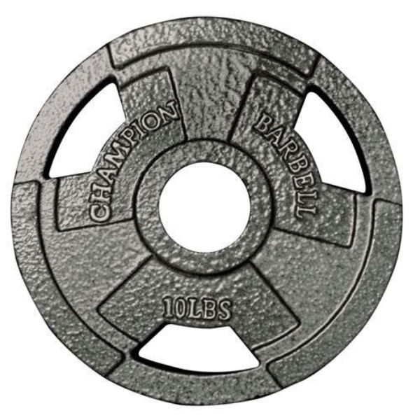 10 lbs Olympic Ure Bumper Plate, Black