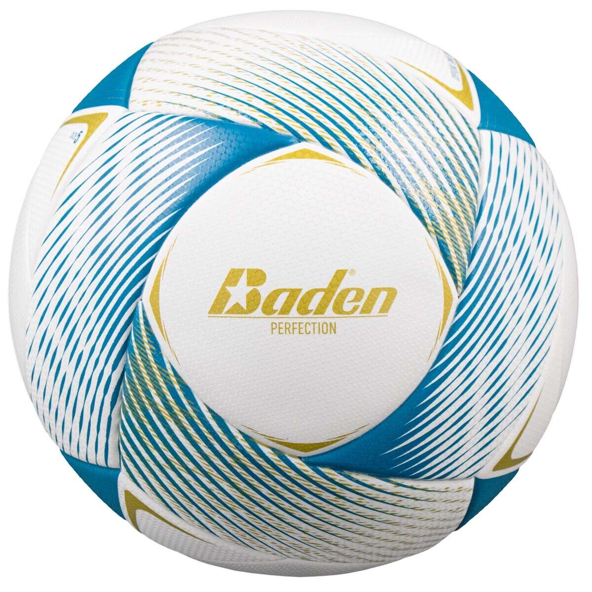 Picture of Baden 1460266 Perfection Thermo Soccer Ball - Blue&#44; Neon Yellow & White - Size 5